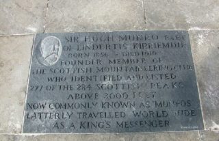 Engraved Paving at Cumberland Close, Kirriemuir