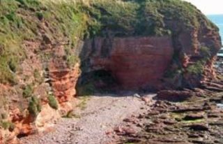 Whiting Ness Cliffs, Arbroath