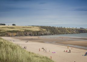 Lunan Bay beach, Angus