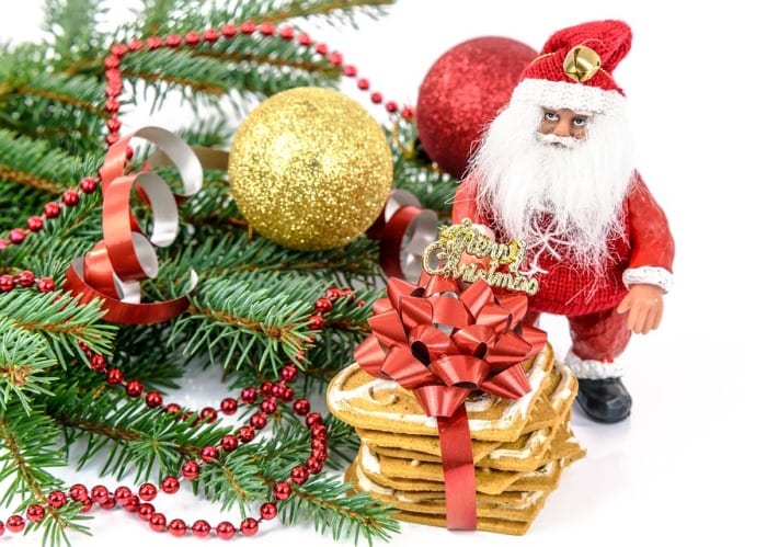 Santa at Tree