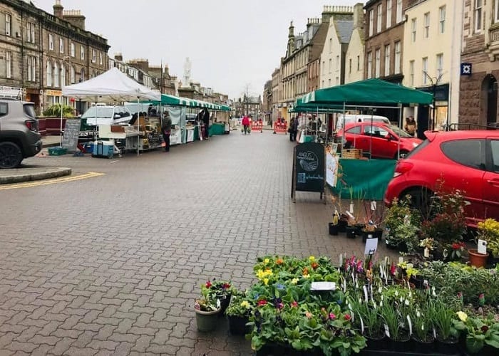 Montrose Farmers Market Stalls