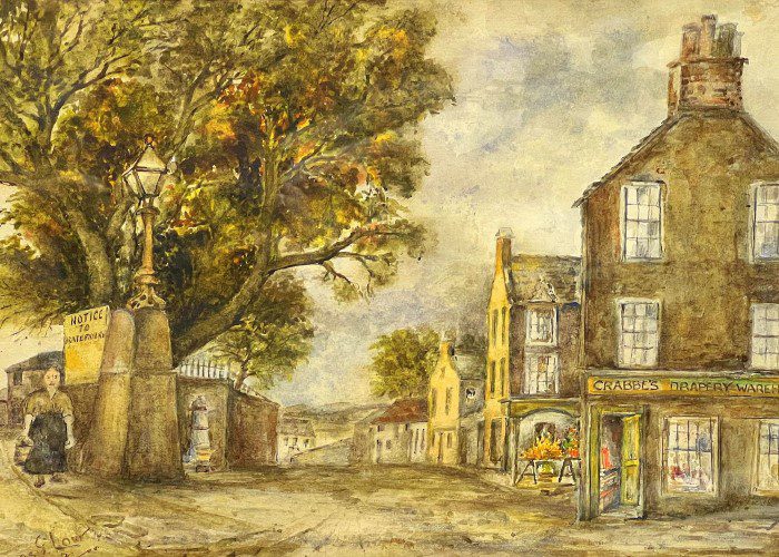 View Down Mill Road Montrose