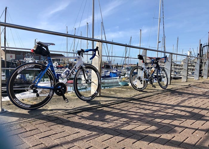 Bikes at Arbroath Harbour