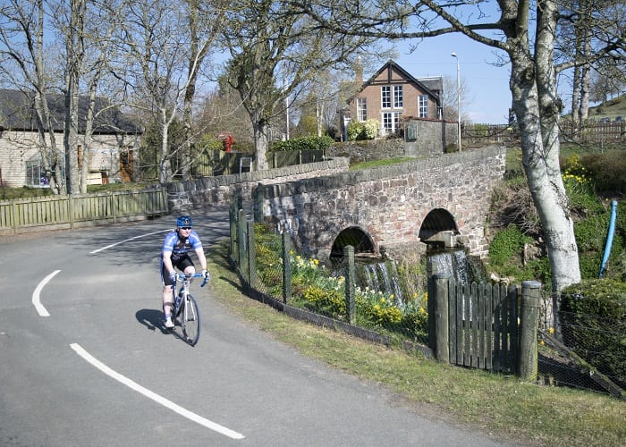 Cyclist at Kingoldrum