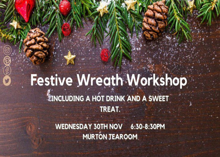 Festive Wreath Workshop at Murton