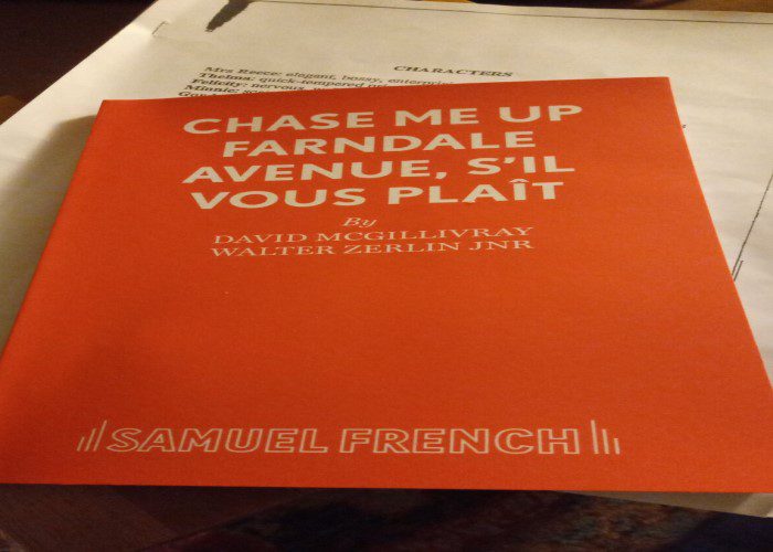 Chase Me Up Farndale Avenue Si'l Vous Plait