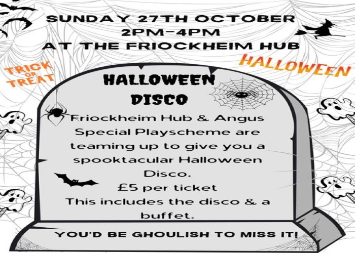 Friockheim Hub Hallowe'en Disco