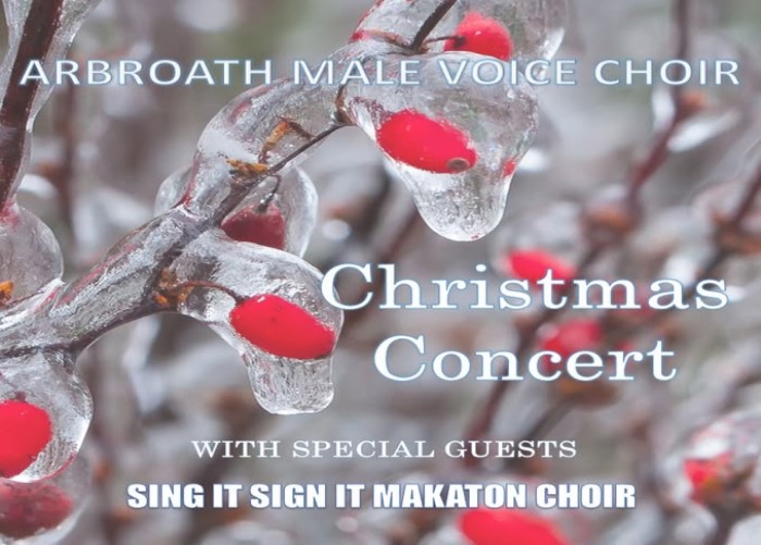 Arbroath Male Voice Choir Christmas Concert