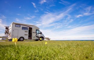 Motorhome stock image
