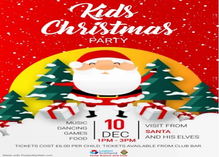 Kids Christmas Party - Forfar Legion