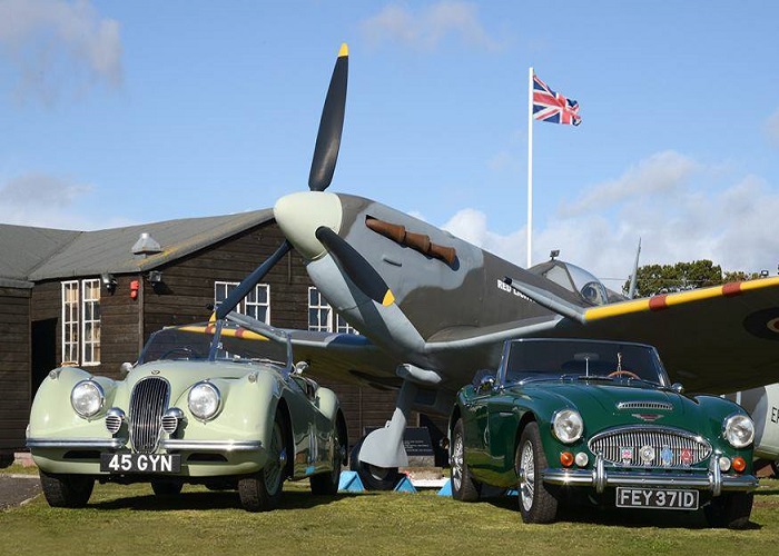 Montrose Air Station Plane and Cars
