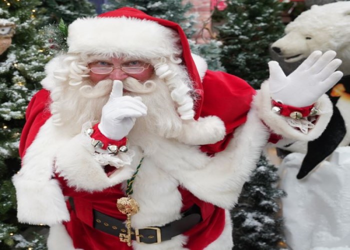 Santa's Quiet Grotto at Dobbies 2024