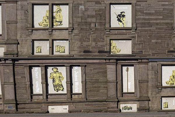 Forfar Murals Trail - The History of Forfar Weaving