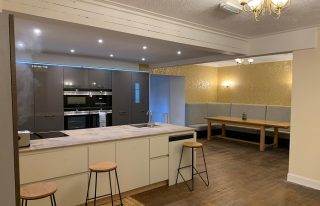 Kitchen area within The Junction - Self-Catering accommodation