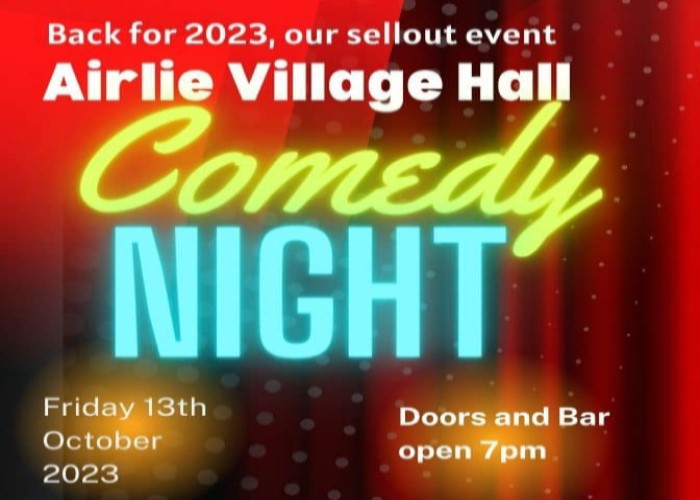 Airlie Village Hall Comedy Night