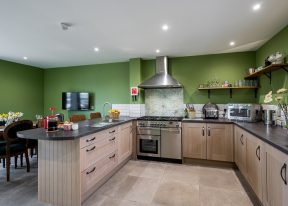 Kitchen area in Auchlishie Apartment