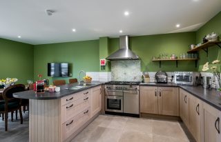 Kitchen area in Auchlishie Apartment