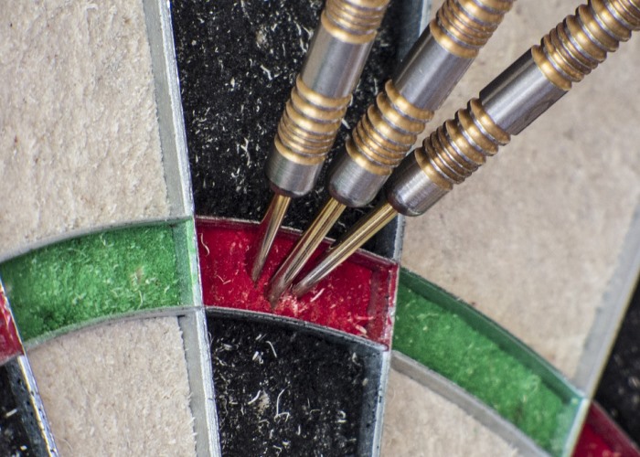 Darts and Dartboard
